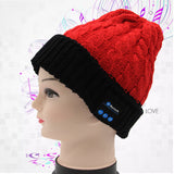 Bluetooth headset music cap Red 0 - Tophatter Daily Deals