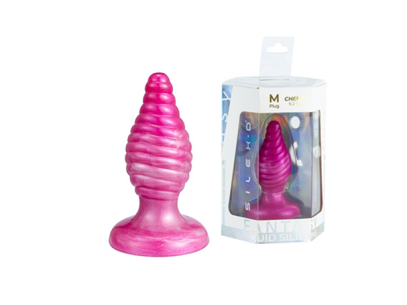 SILEXD Cherry – Thermoreactive Liquid Silicone M-Sized Butt Plug > Anal Range > Butt Plugs - Tophatter Daily Deals