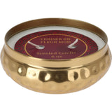 Bohemian Style Gold Metal Candle Bowl | 2 Wick Scented Candle & Holder - 10cm Scented Candle - Tophatter Daily Deals