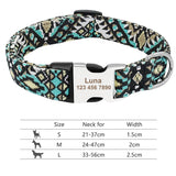 Adjustable Nylon Dog Collar Personalized Dogs Cat ID 019Black 7 - Tophatter Daily Deals