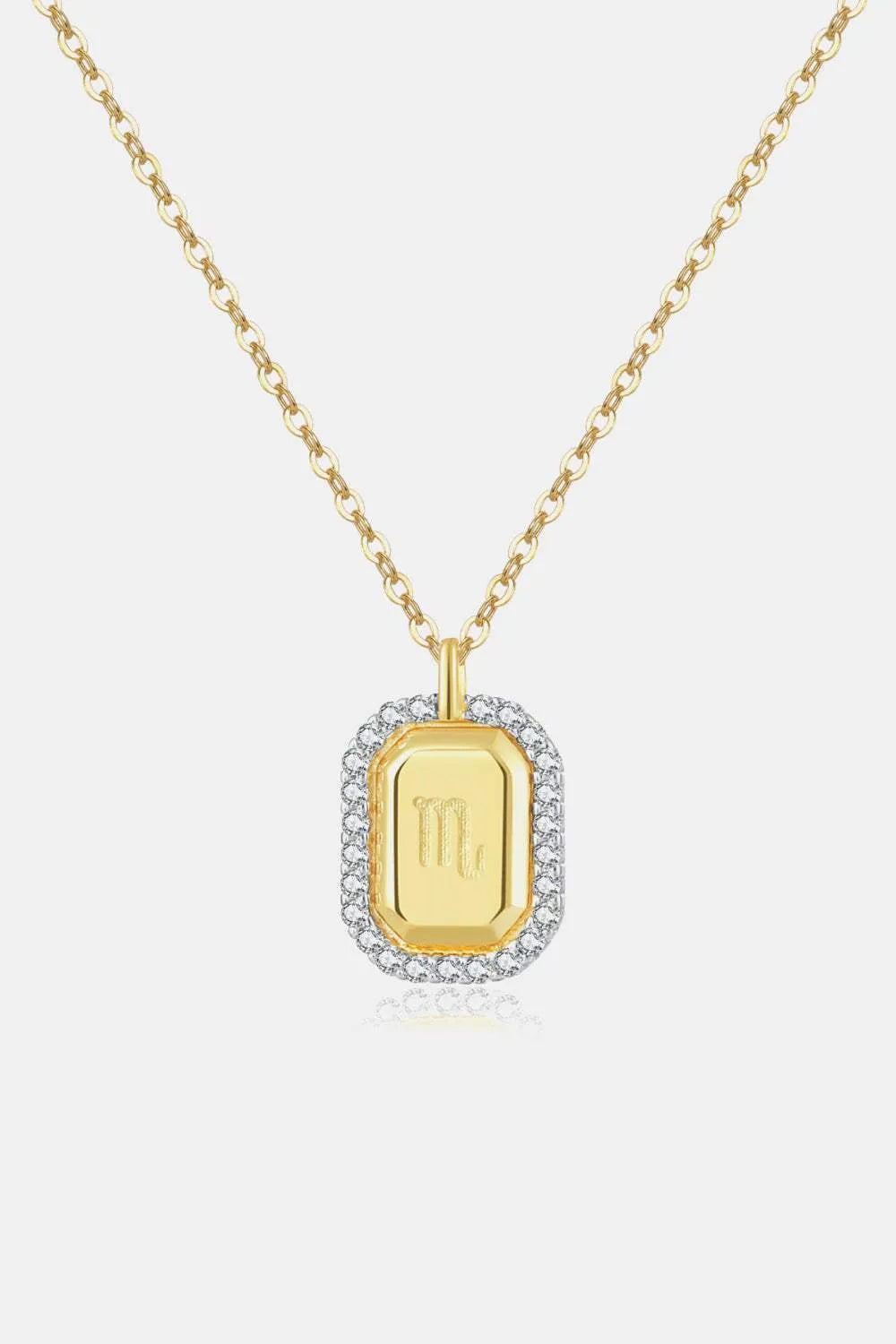 Zircon Decor Constellation Pendant Necklace Necklaces - Tophatter Daily Deals