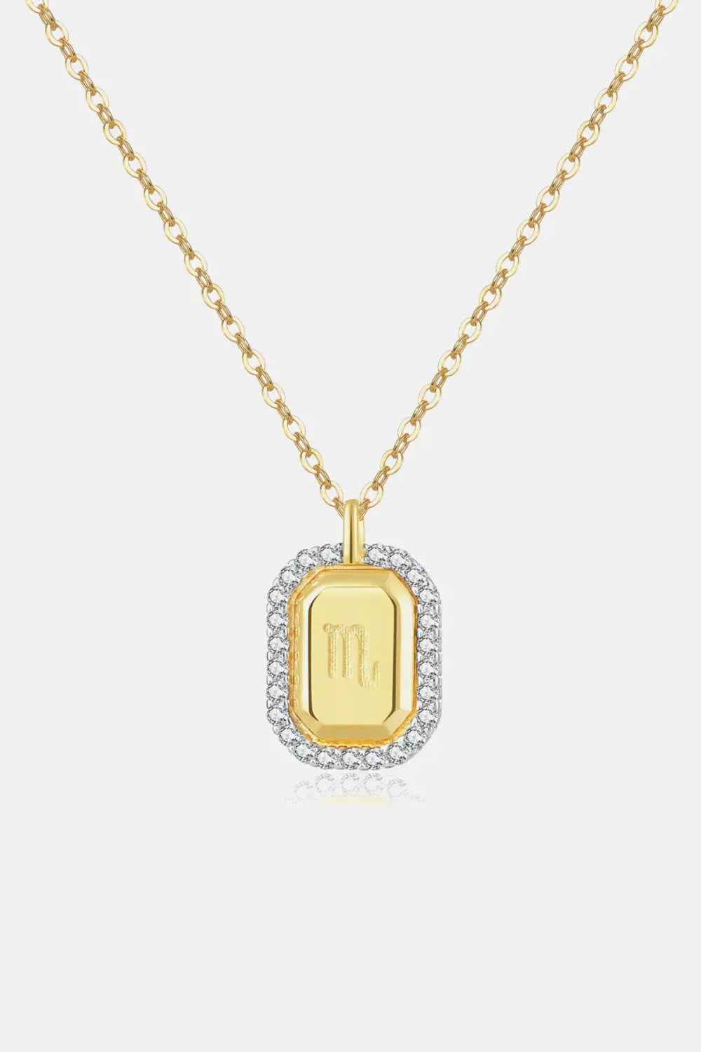 Zircon Decor Constellation Pendant Necklace Necklaces - Tophatter Daily Deals