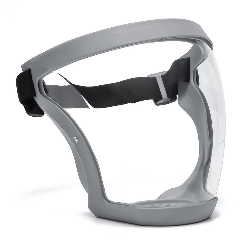 Face Shield Anti Fog Waterproof Protective Visor Silicone Gray - Tophatter Daily Deals