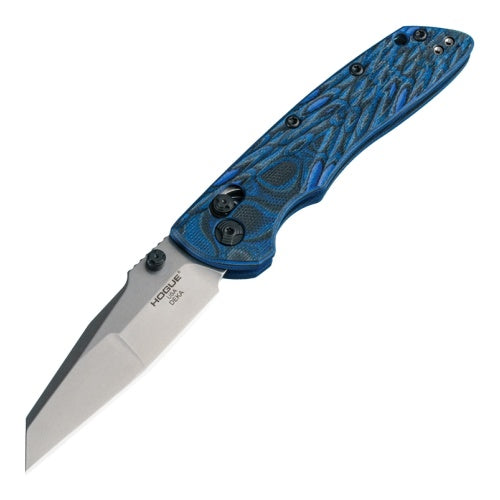Hogue Knives Deka - ABLE Lock Folder - Satin Modified Wharncliffe Blade - G-Mascus Blue Lava G10 Frame - 24263 Folding Knives - Tophatter Daily Deals