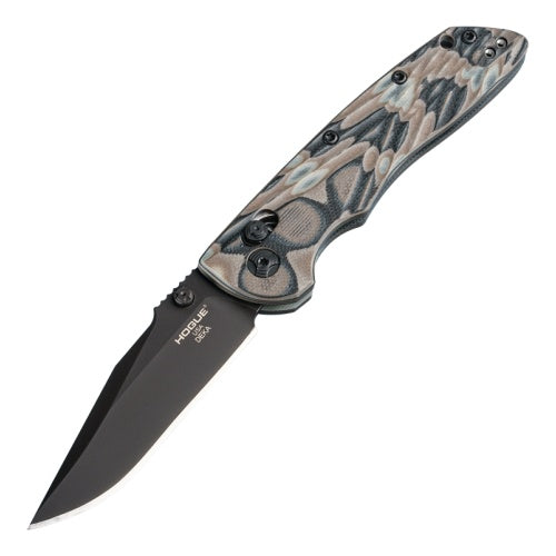 Hogue Knives Deka - ABLE Lock Folder - Black Finish Clip Point Blade - G-Mascus Dark Earth G10 Frame - 24277 Folding Knives - Tophatter Daily Deals