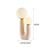 Bedside Bedroom Designer Model Room Double-head Resin Table Lamp 0 - Tophatter Daily Deals