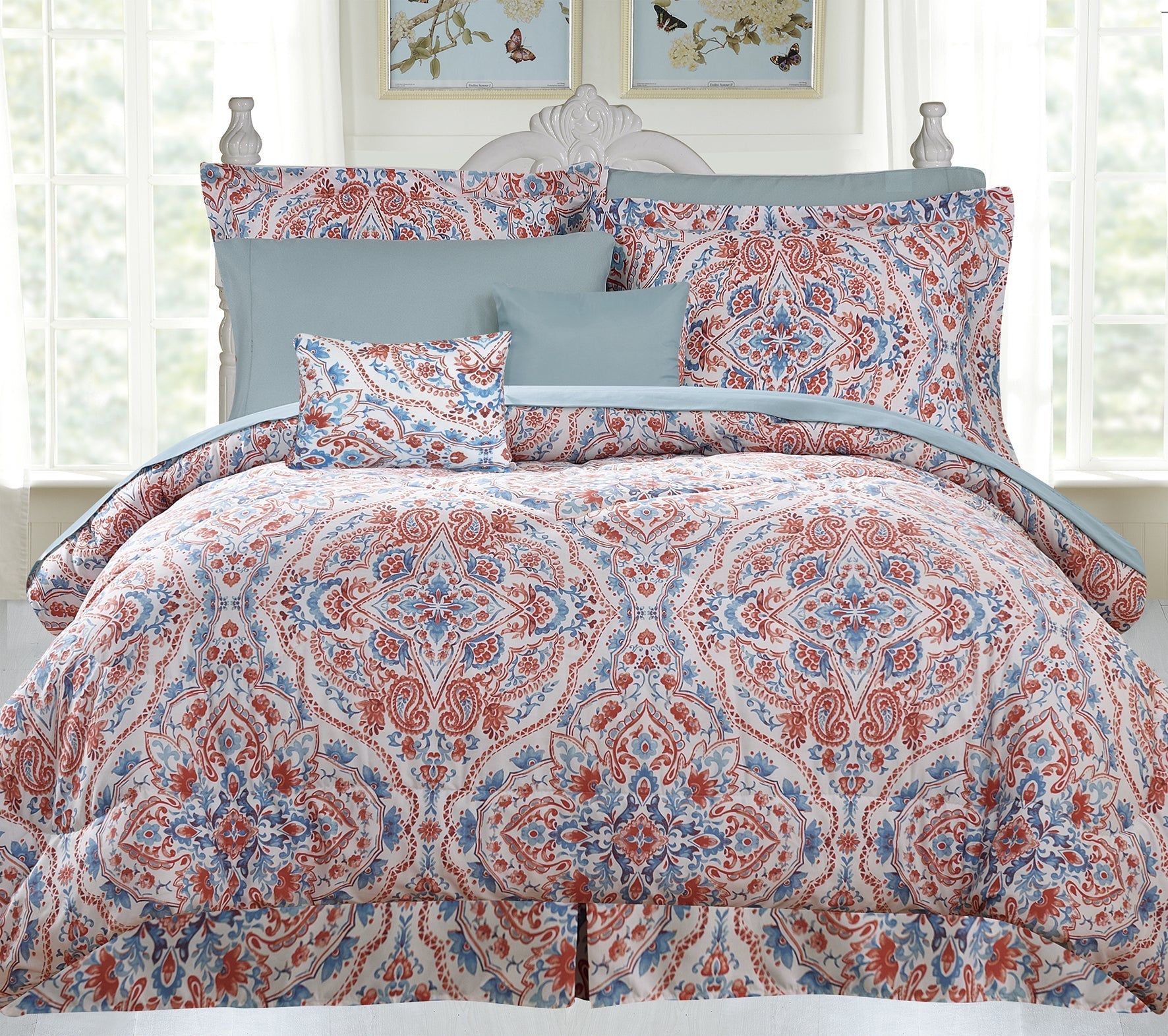 Kathy Ireland 10 Piece Bed in a Bag Set Eden Bedding - Tophatter Daily Deals