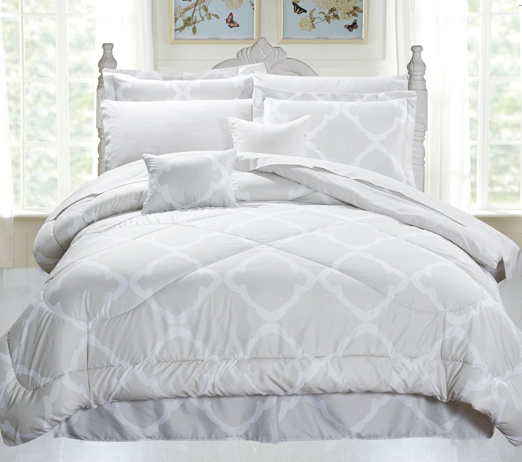 Kathy Ireland 10 Piece Bed in a Bag Set Kara Bedding - Tophatter Daily Deals
