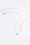 A To F Zircon 925 Sterling Silver Necklace Necklaces - Tophatter Daily Deals
