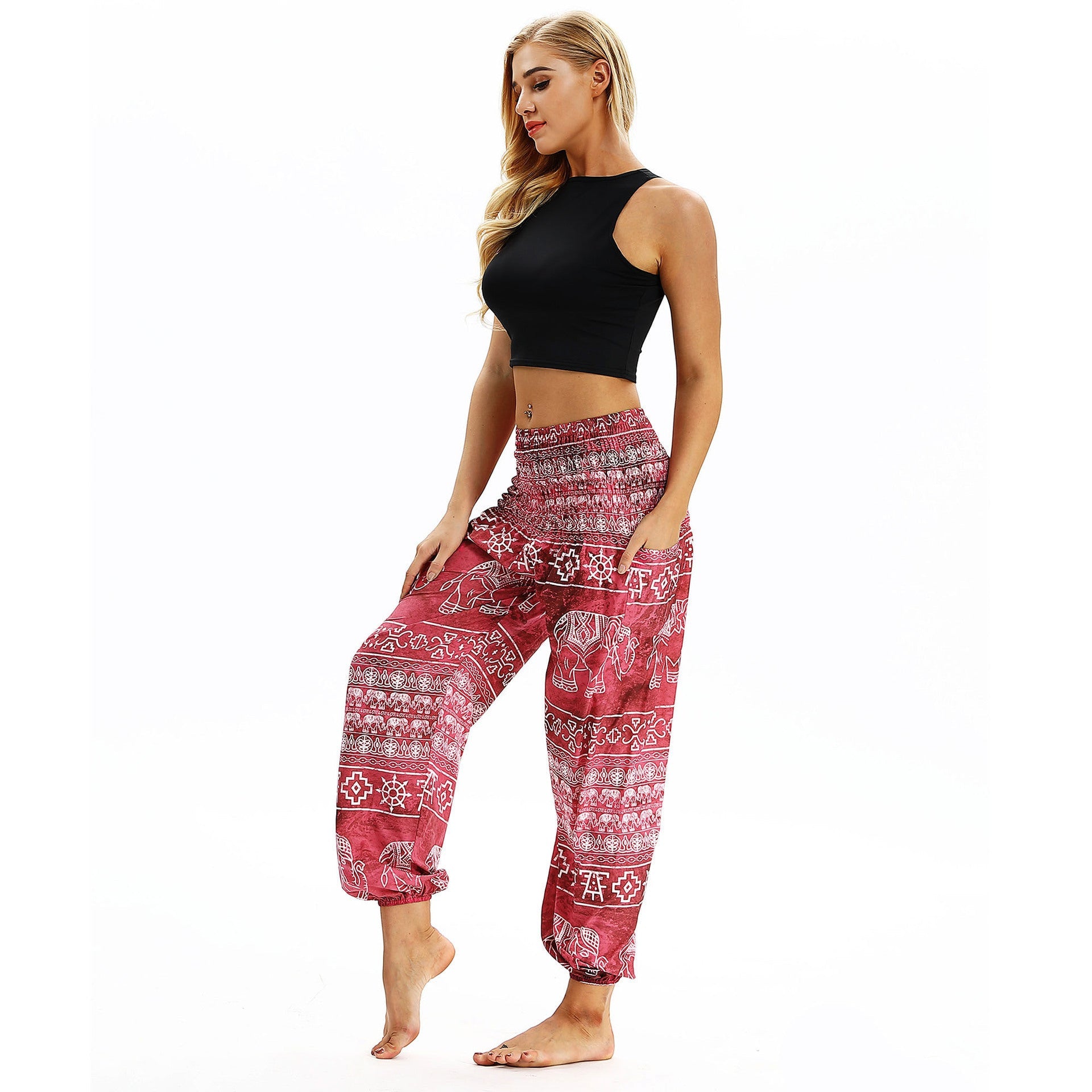 Belly Dance Yoga Pants One size 0 - Tophatter Daily Deals