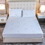 Bibb Home Bamboo Charcoal Infused Waterproof Mattress Pad Charcoal Infused Bedding - Tophatter Daily Deals