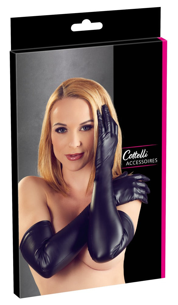 Cottelli Long Matte Look Gloves – Stretchy Fashion Gloves > Clothes > Accessories - Tophatter Daily Deals
