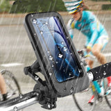 360 Rotatable Waterproof Bicycle Motorcycle Mobile Phone Holder Bike Handlebar Non-slip Clip Stand GPS Mount Bracket 0 - Tophatter Daily Deals