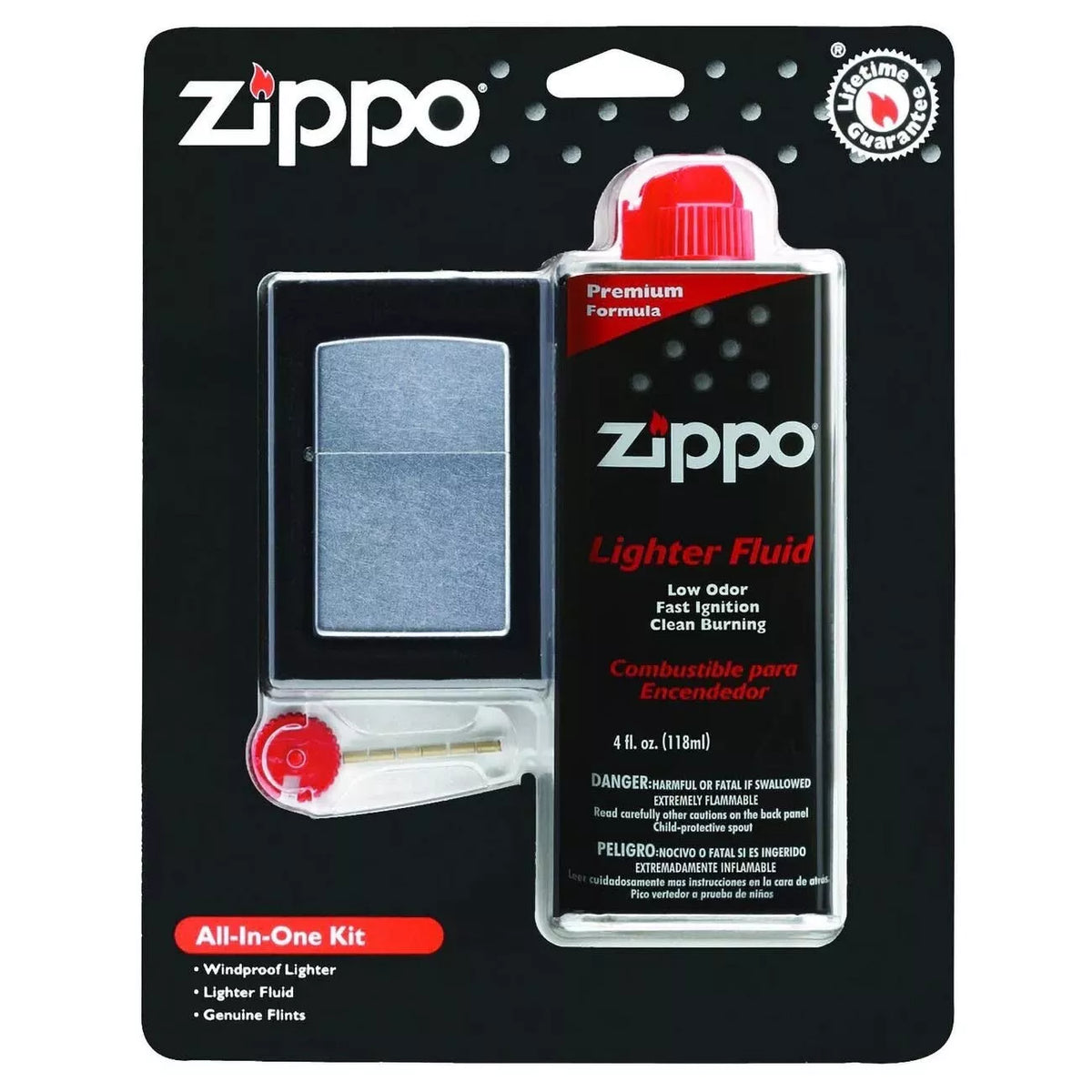 ZIPPO All-in-One Gift Set with Windproof Lighter (Silver) - Tophatter Daily Deals