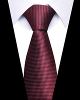 Men's Neckties - Formal Classic Patterned Tie (50 Style Options) Wine Red Belts & Ties - Tophatter Daily Deals