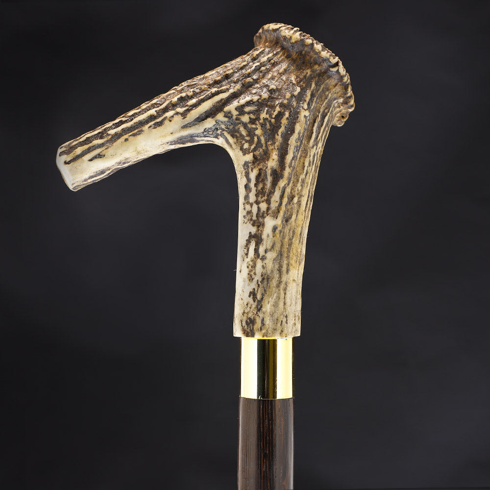 Thumbstick Bone Handle Walking Cane w/Custom Shaft and Collar Bone Handles - Tophatter Daily Deals