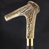 Thumbstick Bone Handle Walking Cane w/Custom Shaft and Collar Bone Handles - Tophatter Daily Deals