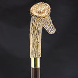Thumbstick Bone Handle Walking Cane w/Custom Shaft and Collar Bone Handles - Tophatter Daily Deals