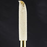 Courageous Eagle Bone Handle Walking Cane w/Custom Shaft and Collar Bone Handles - Tophatter Daily Deals
