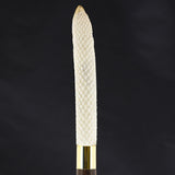 Courageous Eagle Bone Handle Walking Cane w/Custom Shaft and Collar Bone Handles - Tophatter Daily Deals