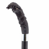 Carved Lizard Dark Buffalo Horn: Collector Cane - Limited Supply Bone Handles - Tophatter Daily Deals