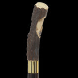 Carved Bison Antler Buffalo Bone: Collector Cane - Limited Supply Bone Handles - Tophatter Daily Deals