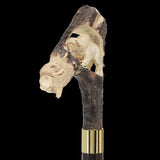 Carved Bison Antler Buffalo Bone: Collector Cane - Limited Supply Bone Handles - Tophatter Daily Deals