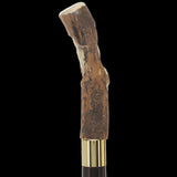Bison Antler Buffalo Bone Handle Collector Cane w/Custom Shaft and Collar Bone Handles - Tophatter Daily Deals