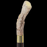 Carved Bison Antler Buffalo Bone: Collector Cane - Limited Supply Bone Handles - Tophatter Daily Deals