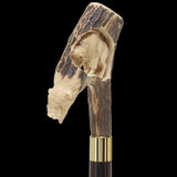 Carved Bison Antler Buffalo Bone: Collector Cane - Limited Supply Bone Handles - Tophatter Daily Deals
