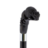 Bison Dark Buffalo Horn Handle Collector Cane w/Custom Shaft and Collar Bone Handles - Tophatter Daily Deals