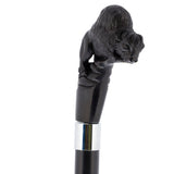 Bison Dark Buffalo Horn Handle Collector Cane w/Custom Shaft and Collar Bone Handles - Tophatter Daily Deals
