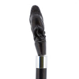 Bison Dark Buffalo Horn Handle Collector Cane w/Custom Shaft and Collar Bone Handles - Tophatter Daily Deals