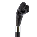 Bison Dark Buffalo Horn Handle Collector Cane w/Custom Shaft and Collar Bone Handles - Tophatter Daily Deals