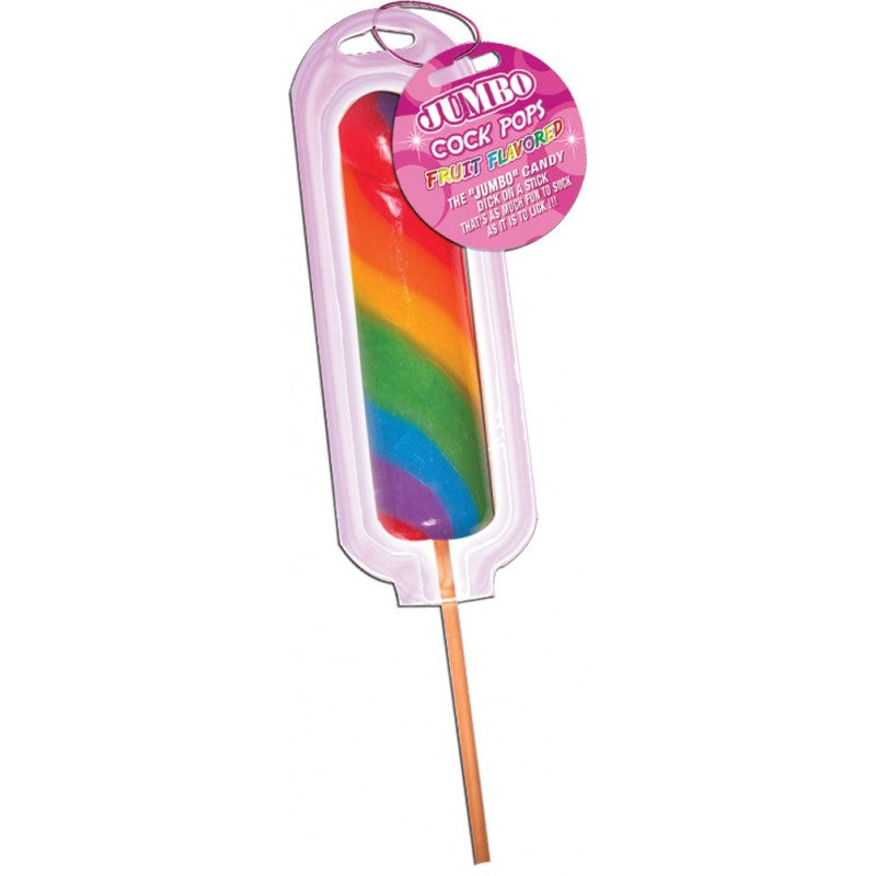 Jumbo Rainbow Pecker Pop Candy - Tophatter Daily Deals