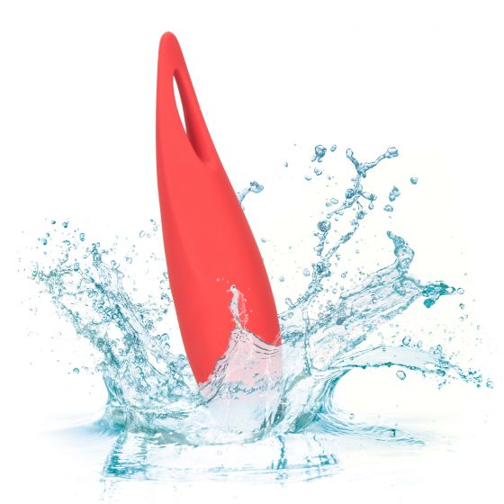 Red Hot Spark Silicone Vibrator Vibrator - Tophatter Daily Deals