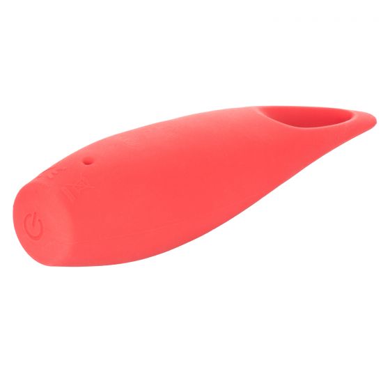 Red Hot Spark Silicone Vibrator Vibrator - Tophatter Daily Deals