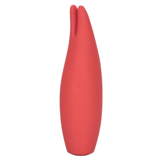 Red Hot Flare Silicone Vibrator Vibrator - Tophatter Daily Deals