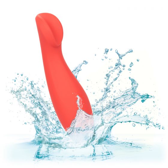 Red Hot Ignite Silicone Vibrator Vibrator - Tophatter Daily Deals