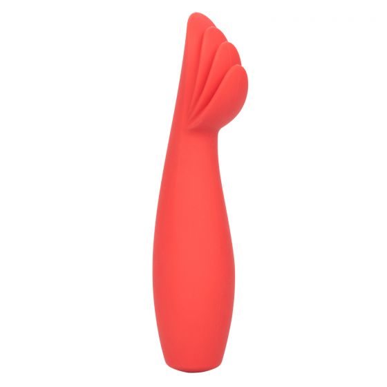 Red Hot Blaze Silicone Vibrator Vibrator - Tophatter Daily Deals