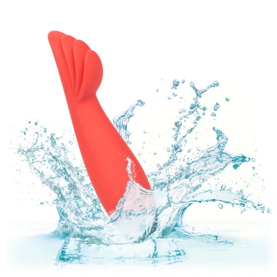 Red Hot Blaze Silicone Vibrator Vibrator - Tophatter Daily Deals
