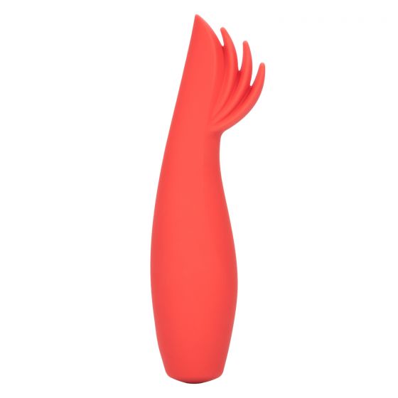 Red Hot Blaze Silicone Vibrator Vibrator - Tophatter Daily Deals