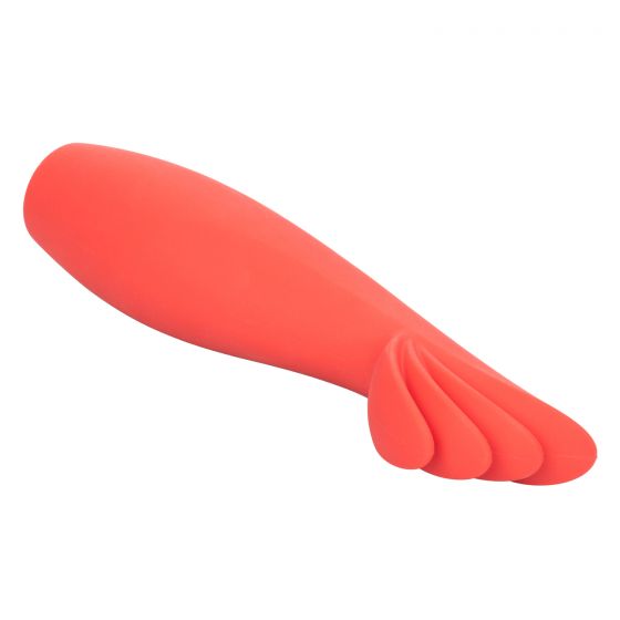 Red Hot Blaze Silicone Vibrator Vibrator - Tophatter Daily Deals