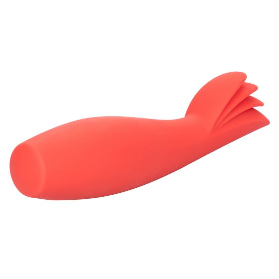Red Hot Blaze Silicone Vibrator Vibrator - Tophatter Daily Deals
