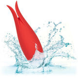 Red Hot Fury Silicone Vibrator Vibrator - Tophatter Daily Deals