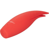 Red Hot Sizzle Silicone Vibrator Vibrator - Tophatter Daily Deals