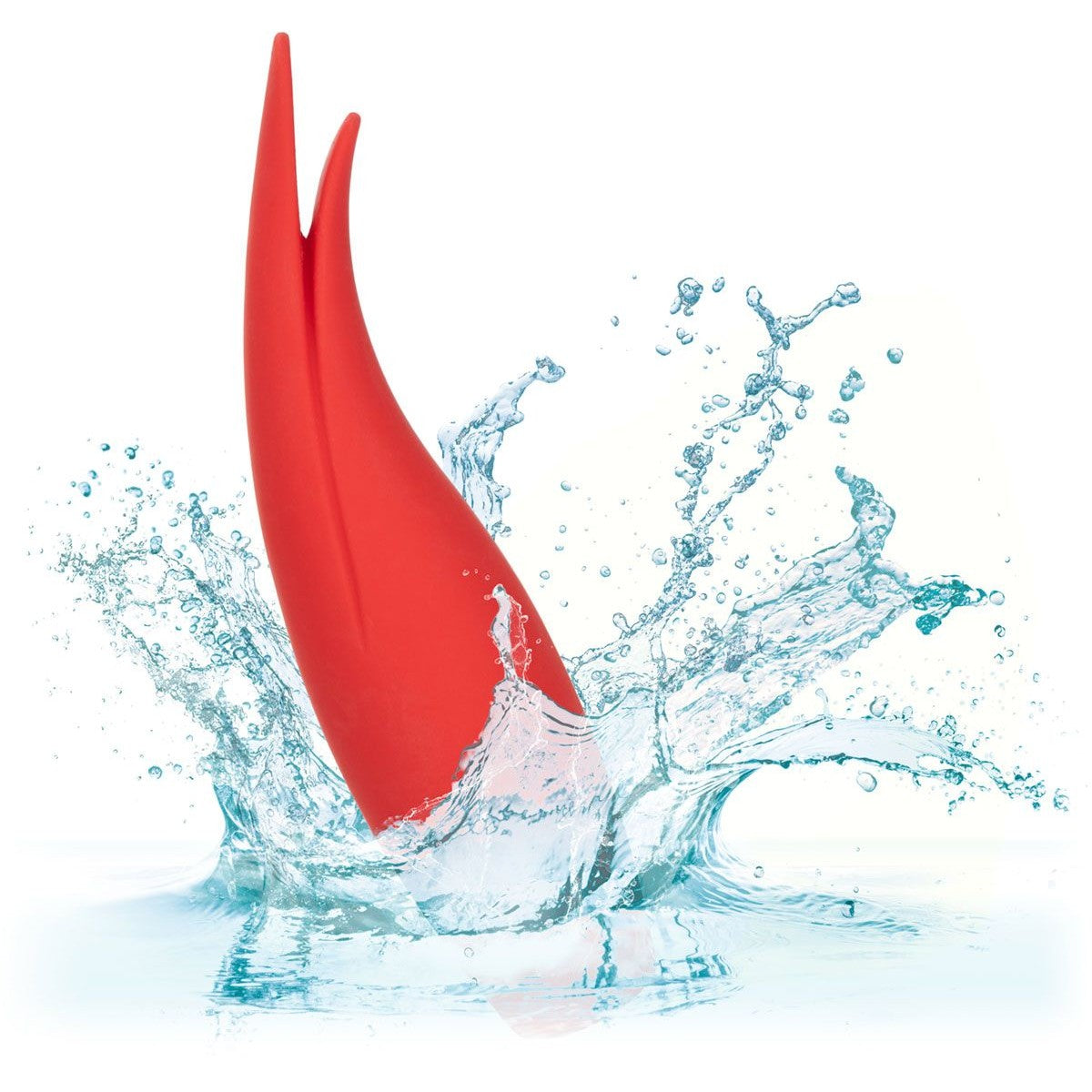 Red Hot Sizzle Silicone Vibrator Vibrator - Tophatter Daily Deals
