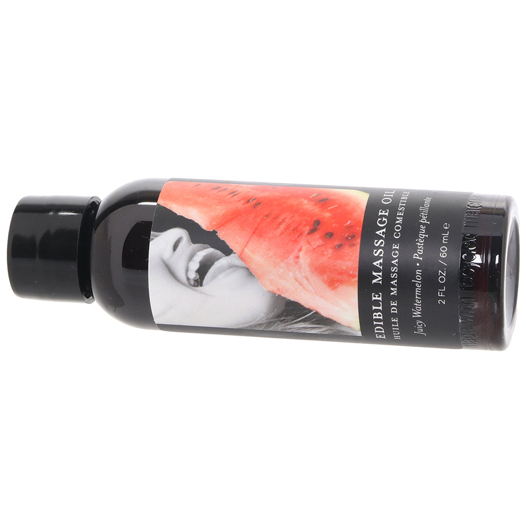 Edible Massage Oil 2oz/60ml in Juicy Watermelon - Tophatter's Adult Products Sensual Love > Massage - Tophatter Daily Deals