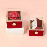 Valentine's Day™ Rotating Rose Jewelry Box Jewelry Boxes - Tophatter Daily Deals