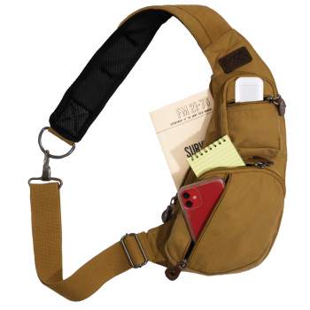 Rothco Crossbody Canvas Sling Bag - Tophatter Daily Deals